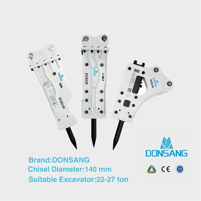SB81 Excavator Hydraulic Breaker For Chisel 140mm Wide Hydraulic Demolition Hammer Thicken Bracket 20mm