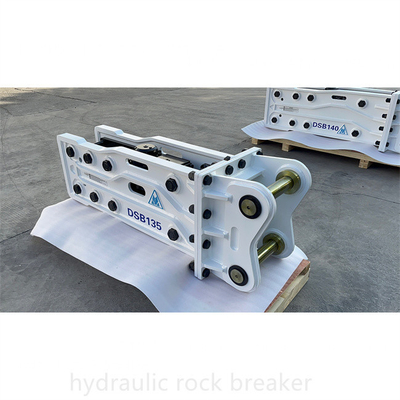 8.0 Ton Excavator Hydraulic rock Breaker With Nitrogen 14-17 Bar PF1/2 Inch Hose Size