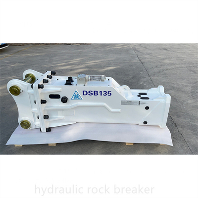 8.0 Ton Excavator Hydraulic rock Breaker With Nitrogen 14-17 Bar PF1/2 Inch Hose Size