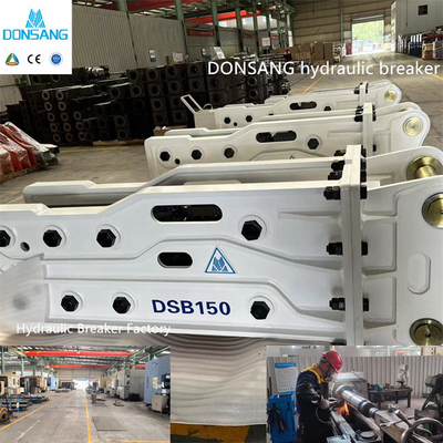 Chisel 165mm Wide Hydraulic Hammer Breaker Box Type For 30 Ton 35 Ton 40 Ton Excavator