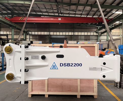 Excavator Box Type Hydraulic Rock Breaker Hydraulic Demolition Hammer Chisel 140 mm Rock Hammer Attachments Construction Machinery