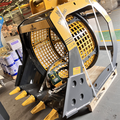 Rotating Screening Bucket Excavator Attachment Excavator Rotating Screening Bucke Crusherening Bucket Rotating Screening Factory Good Price Good Quantity For Sale Suitable Excavator