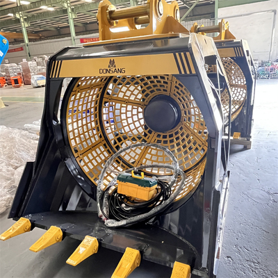 Rotating Screening Bucket Zero Clogging Low Maintenance Excavator Attachment Excavator Rotating Screening Bucke Crusherening Bucket Rotating Screening Factory Good Price Good Quantity