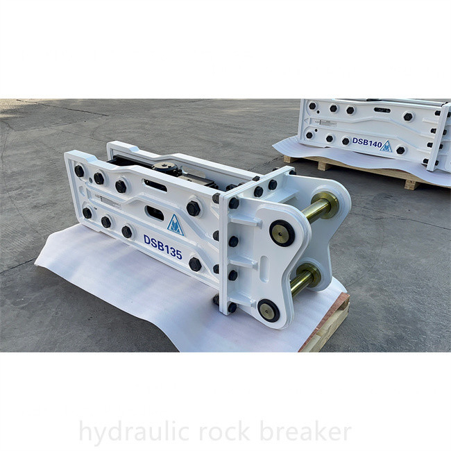 8.0 Ton Excavator Hydraulic rock Breaker With Nitrogen 14-17 Bar PF1/2 Inch Hose Size
